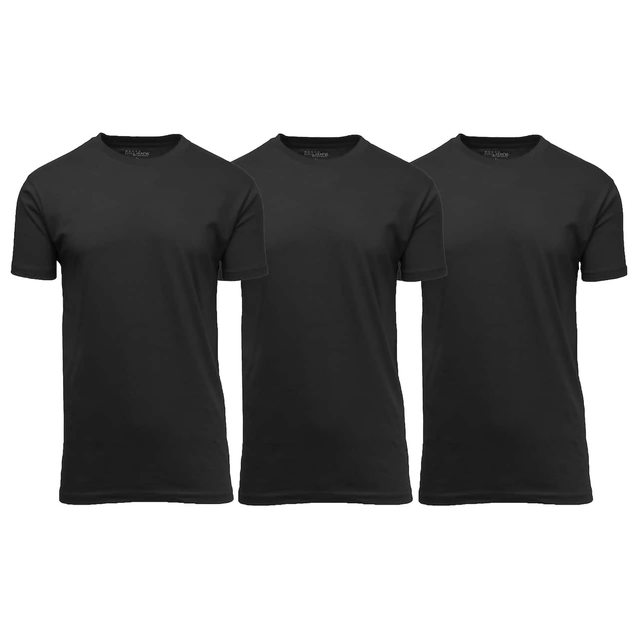 Galaxy By Harvic Crew Neck Men's T-Shirt 3 Pack